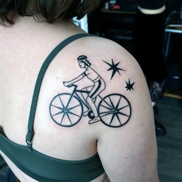 Bicycle Womens Tattoo Ideas