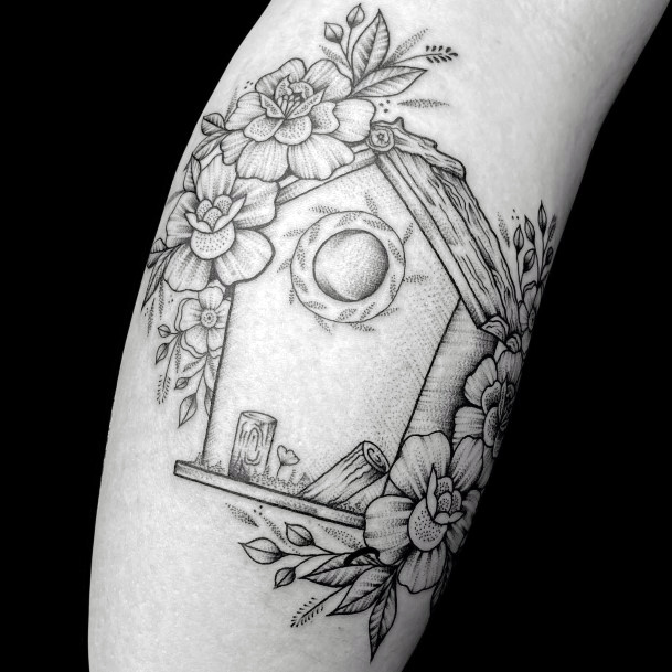 Birdhouse Tattoos Feminine Ideas