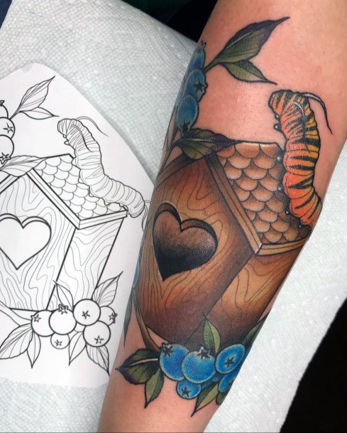 Birdhouse Tattoos For Girls