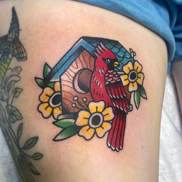 Birdhouse Womens Tattoo Ideas