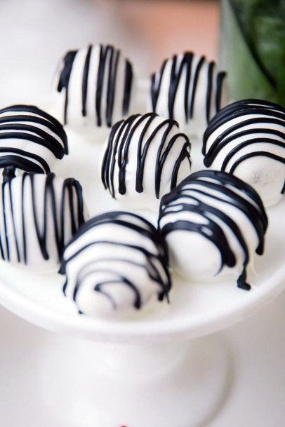 Black And White Chocolatess Wedding Decor