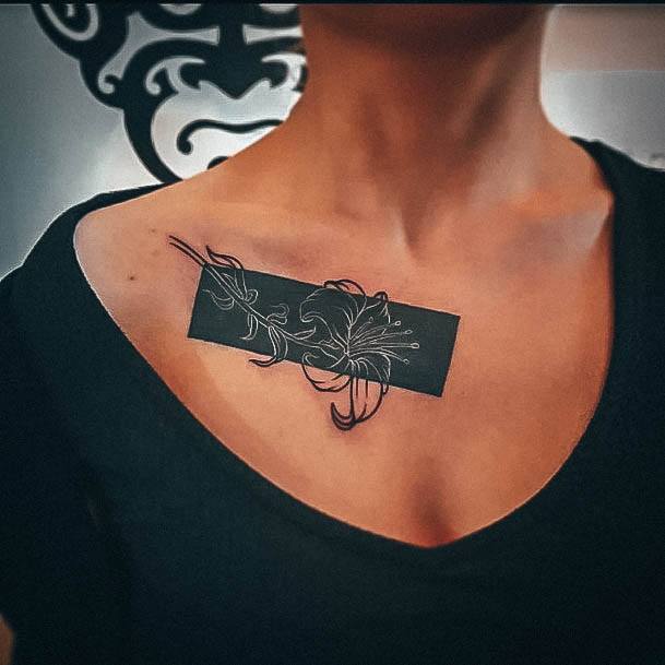 Black And White Womens Tattoo Designs