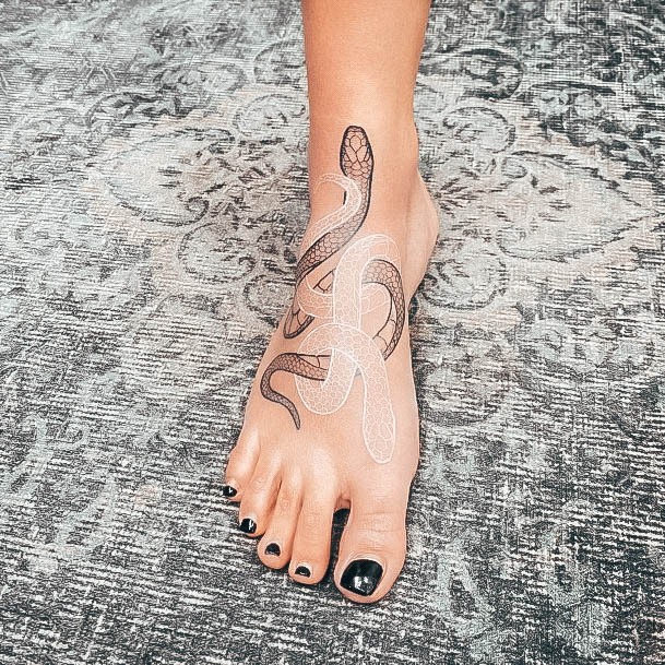 Black And White Womens Tattoos