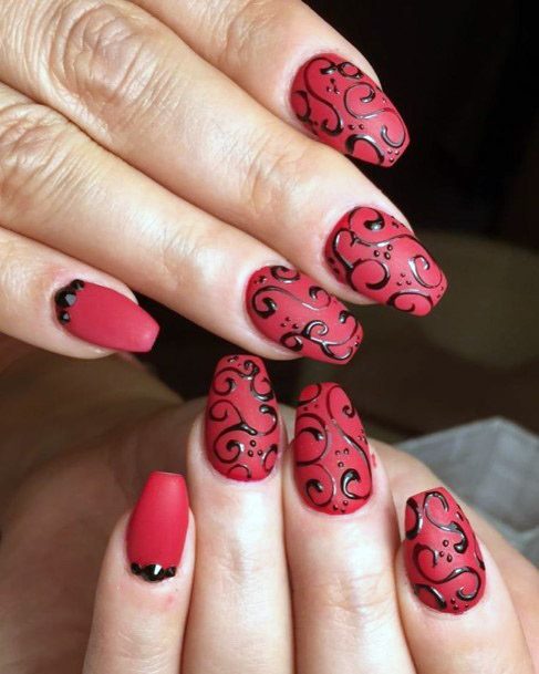 Top 50 Best Matte Red Nails for Women – Sexy Fiery Designs