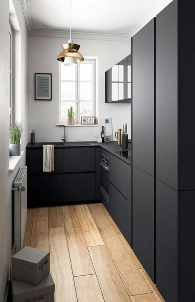Black Cabinets Small Kitchen Ideas