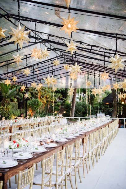 Black Framed Wedding Tent Decorations