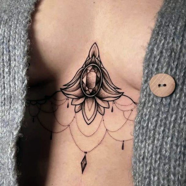 Black Ink Womens Tattoos