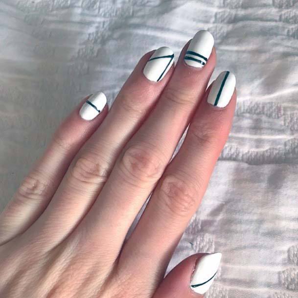 simple nail designs with lines