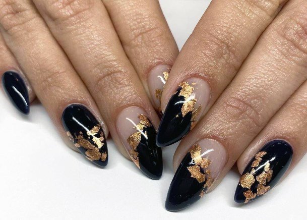 Black and Gold Nail Designs - wide 3