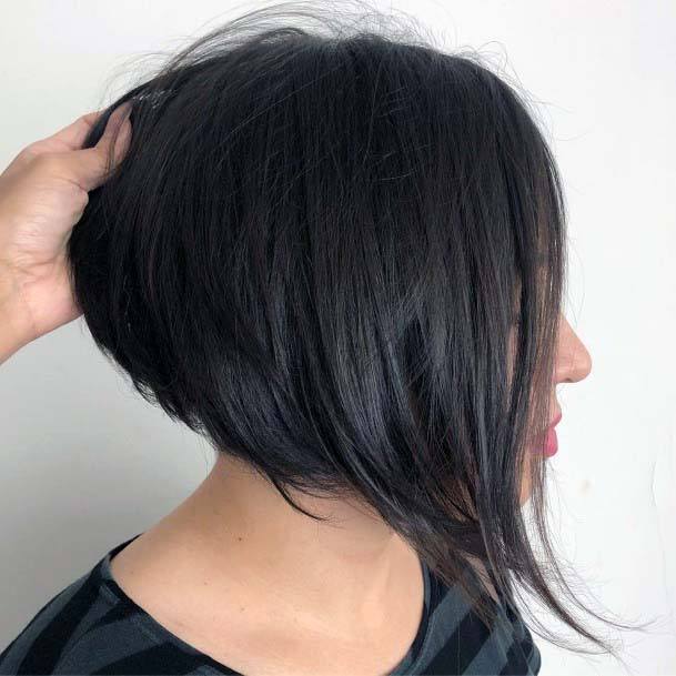 Black Rounded Short Hairstyle Ideas For Modern Women And Girls