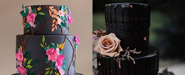 Top 80 Best Black Wedding Cake Ideas – Dark Modern Cake Designs