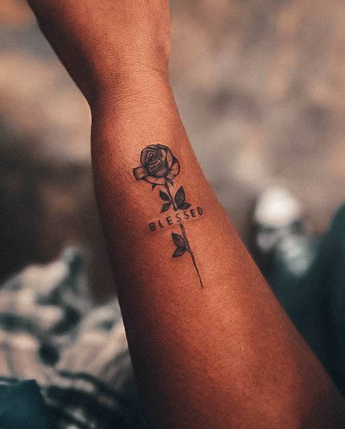 Blessed Tattoo Design Inspiration For Women