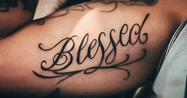 Blessed Tattoos For Girls