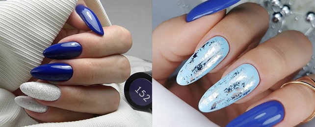 Top 100 Best Blue And Silver Nails For Women – Fingernail Design Ideas