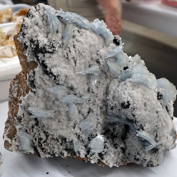 Blue Barite Denver Gem And Mineral Show