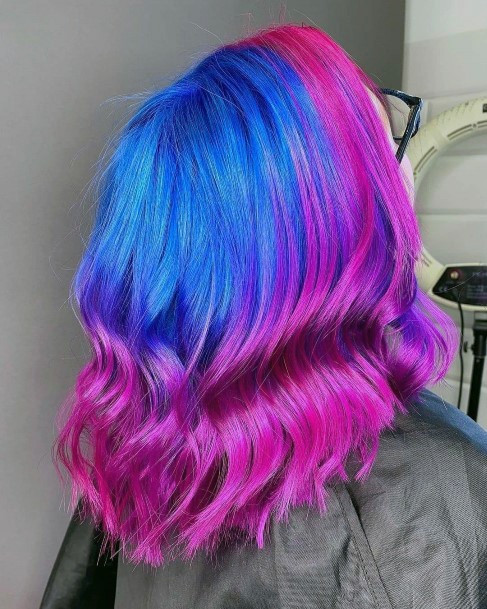 Top 100 Best Blue Hairstyles For Women - Hair Dye Ideas