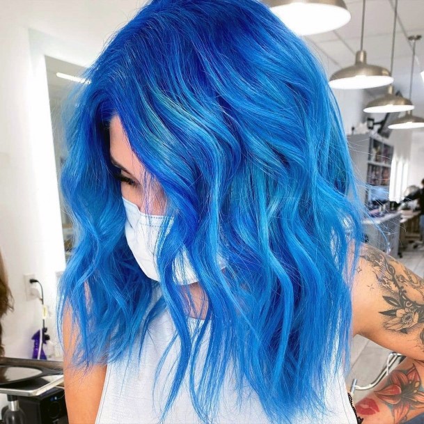 Blue Girls Hairstyles Ideas