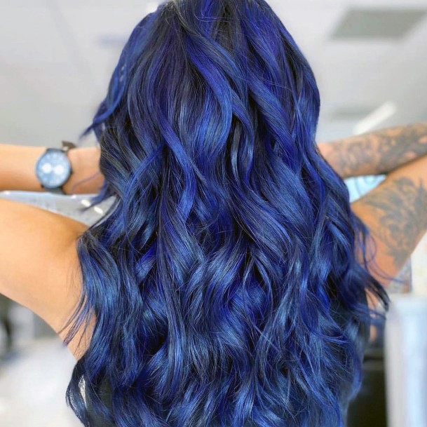 Blue Hairstyles Feminine Ideas