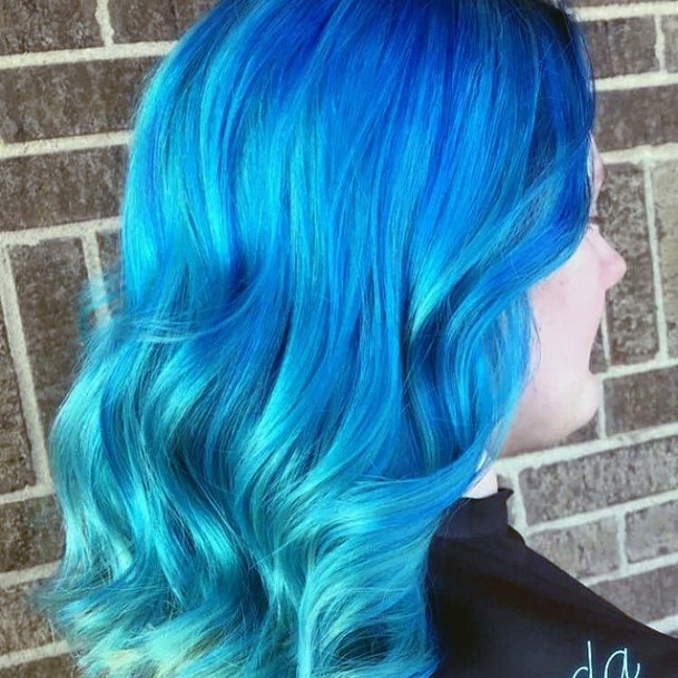 Blue Hairstyless Feminine Ideas