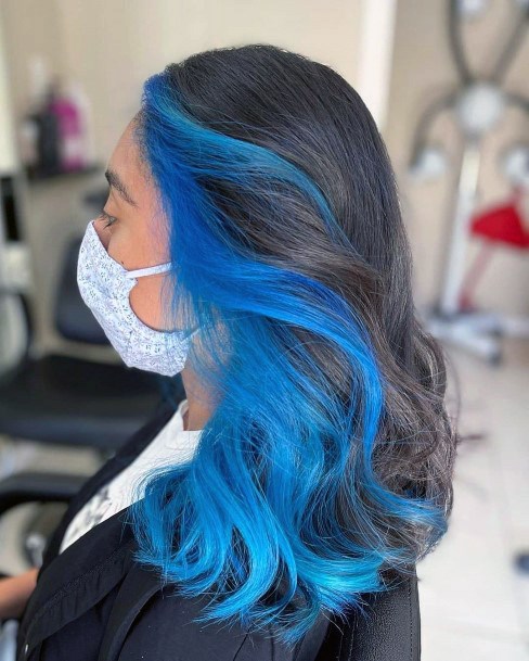 Blue Hairstyless For Girls