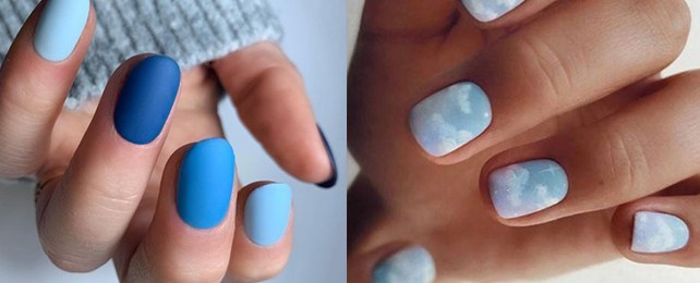 Top 100 Best Blue Short Nails For Women – Fingernail Art Design Ideas