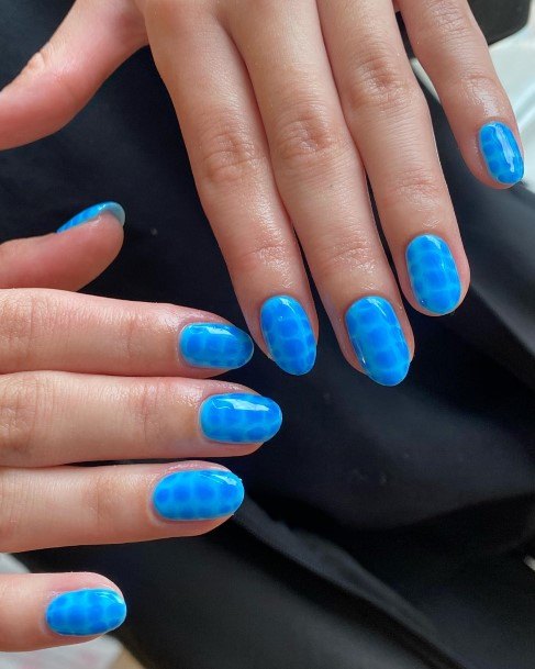 Blue Summer Nails Feminine Ideas