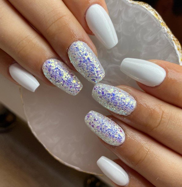 Blue Winter Nail Design Inspiration For Women