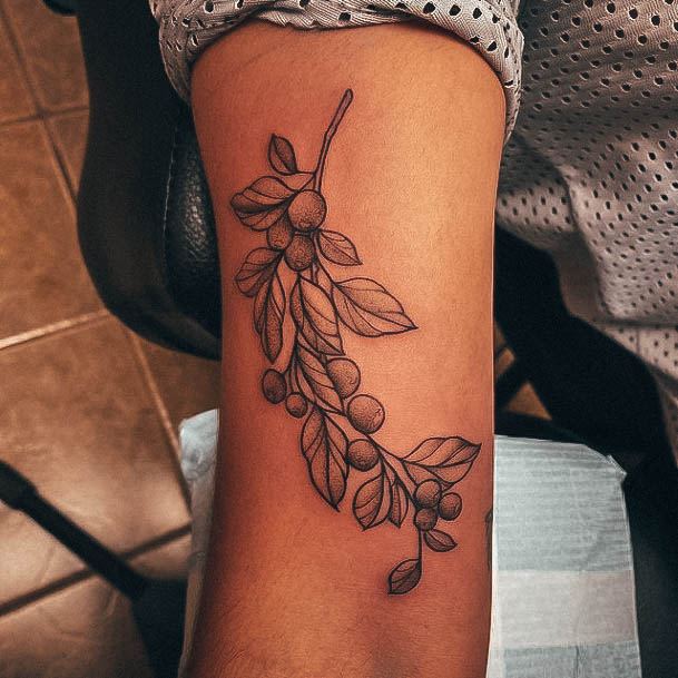 Blueberry Tattoo Design Inspiration For Women