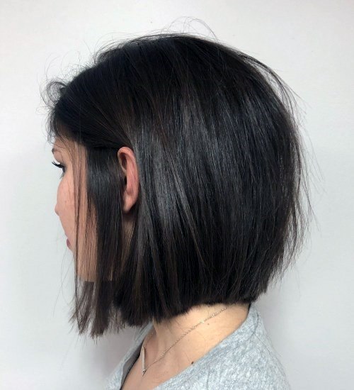 Blunt Long Hairstyles And Lob Choppy Trendy Haircuts For Women