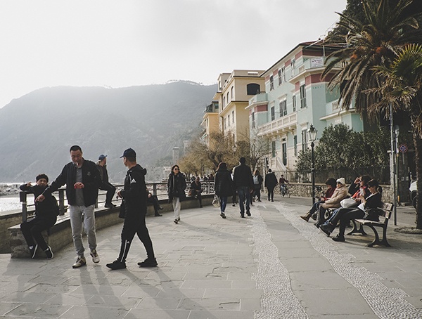 Boardwalk Cinque Terre Italy