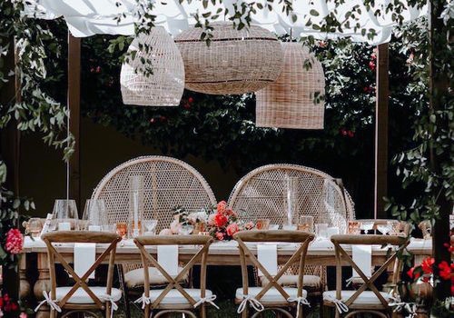 Bohemian Dining Array Wedding Decor