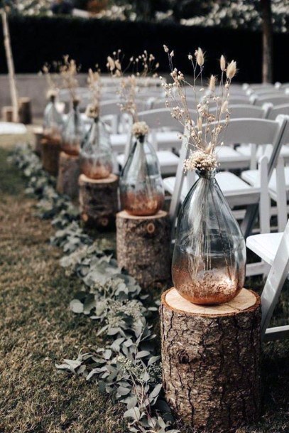 Bohemian Glass Vases Wedding Decor