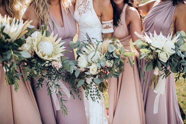 Boho Bridesmaid Floral Bunch Wedding Decor