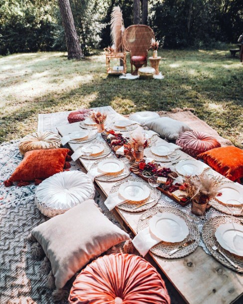 Boho Outdoor Forest Wedding Decor