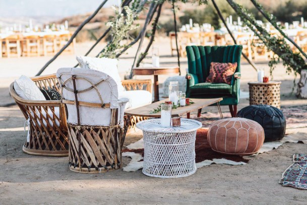 Boho Outdoor Furniture Wedding Decor