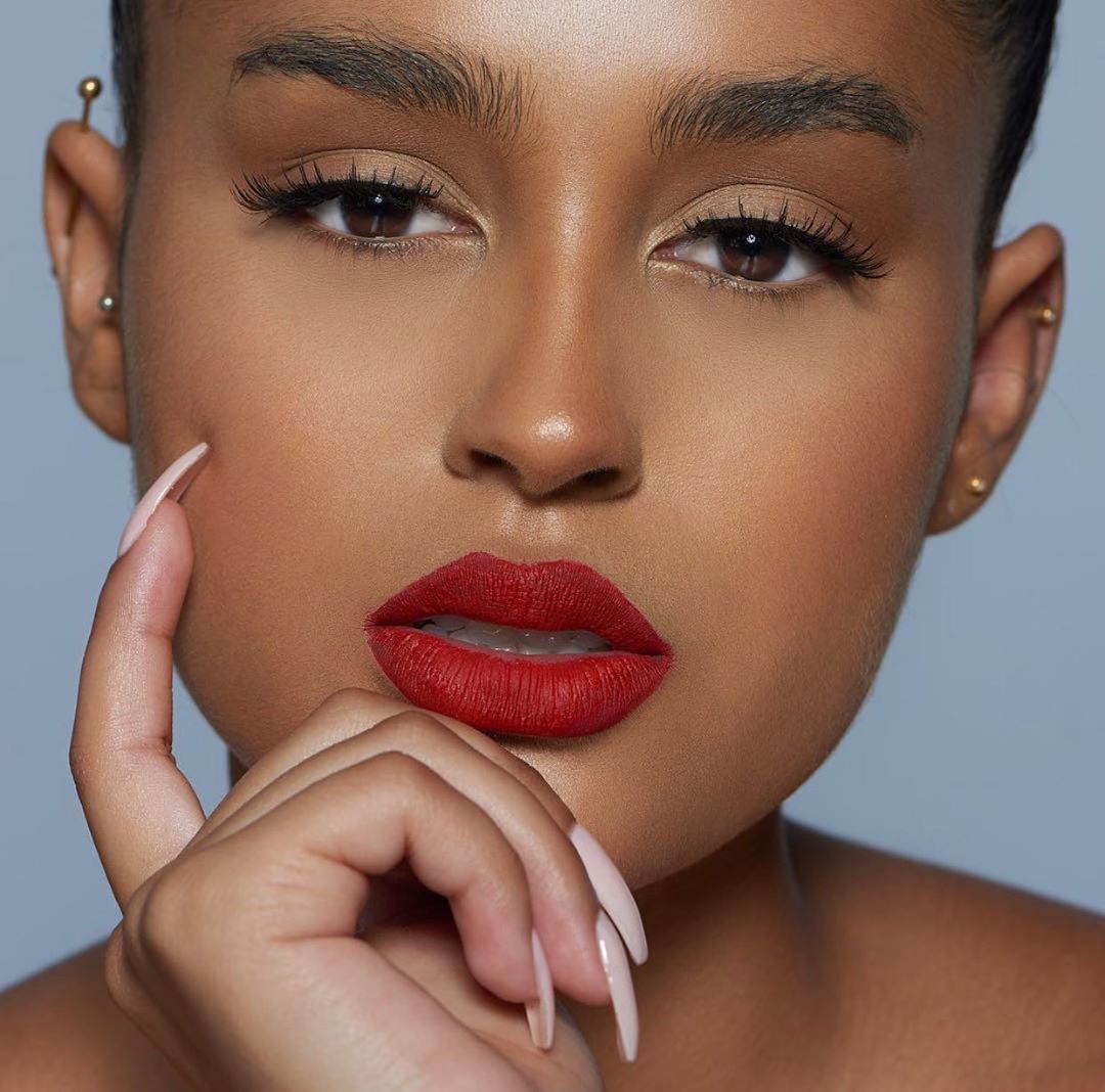Bold Red Makeup Lipstick For Women