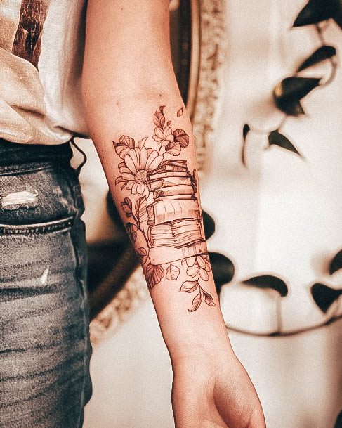 Book Tattoo Design Inspiration For Women