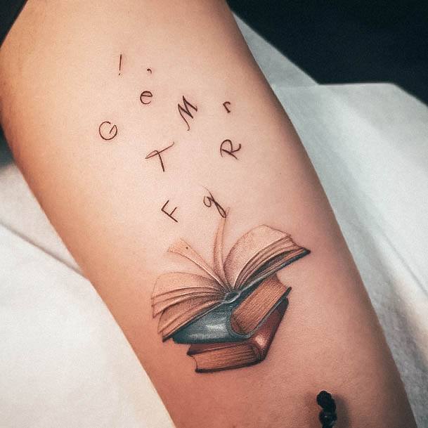 Bookic Womens Book Tattoo Designs