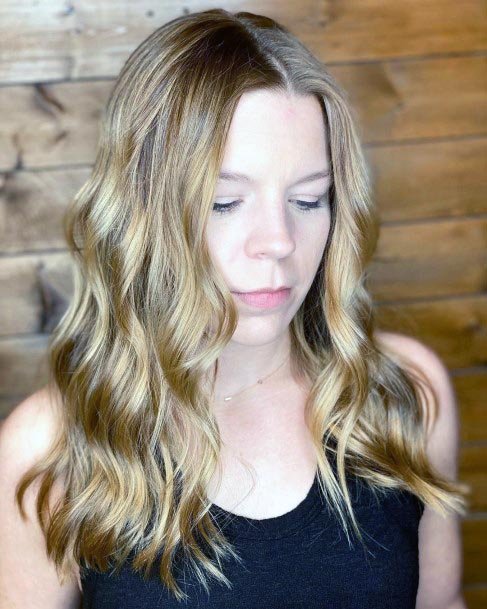 Bouncy Golden Yellow Curly Low Maintenance Lock Hairstyles For Ladies