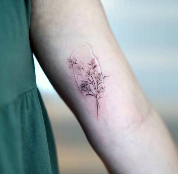 Bouquet Womens Tattoos