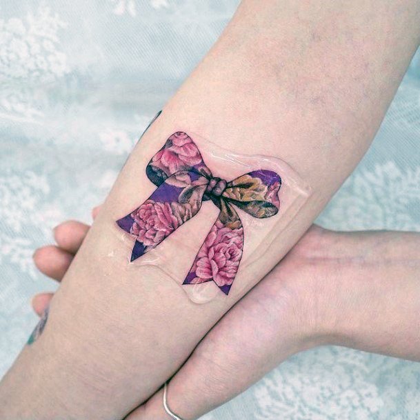 Bow Tattoo Design Ideas For Girls