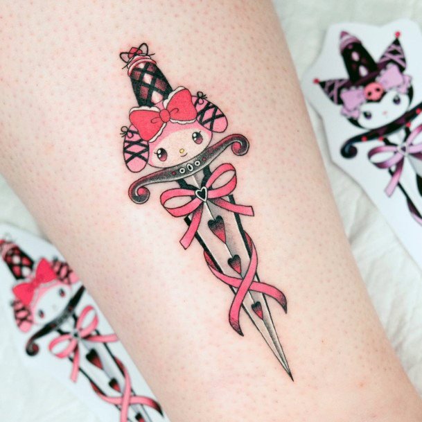 Bowic Womens Bow Tattoo Designs