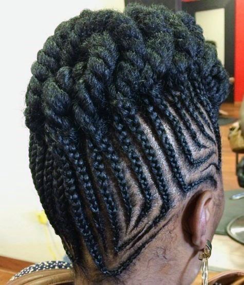 Braided Hairstyles For Black Women Business Cornrows To Updo