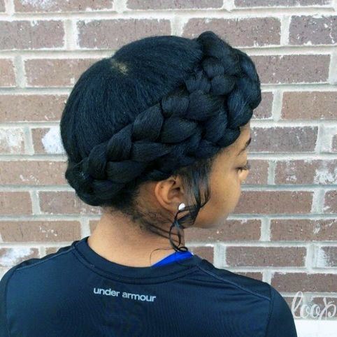 Braided Hairstyles For Black Women Thick Braided Crown