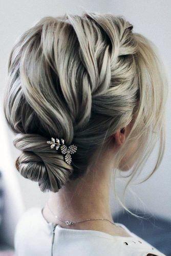 Braided Hairstyles For Short Hair Side French Twisted Updo