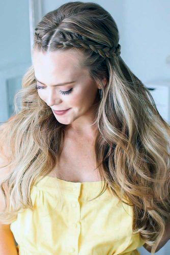 Braided Hairstyles For Spring Double Front Dutch Women