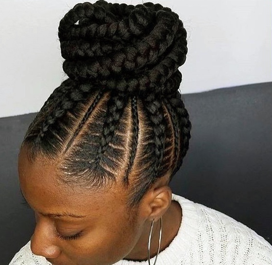 Braided Updo Black Hairstyles 538206 Updos For Black Hair Best U