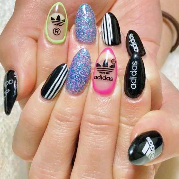 Top 50 Best Sport Nails For Women Athletic Fan Designs