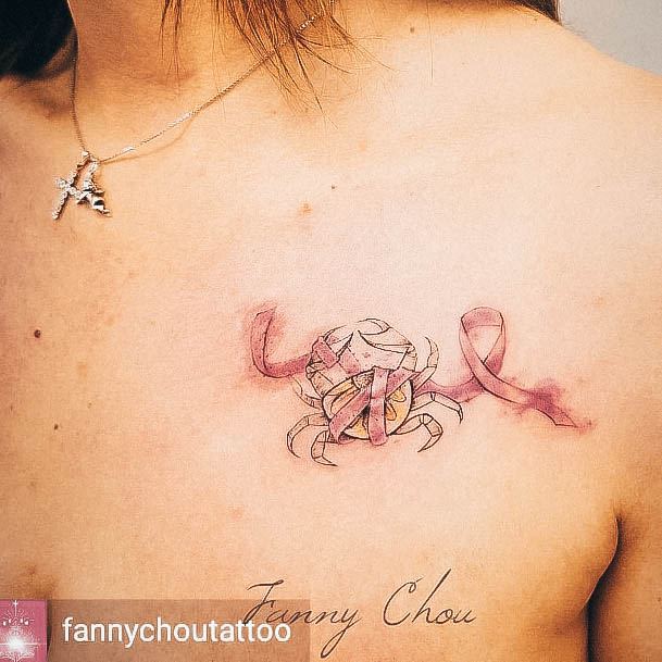 Breast Cancer Tattoo Feminine Designs