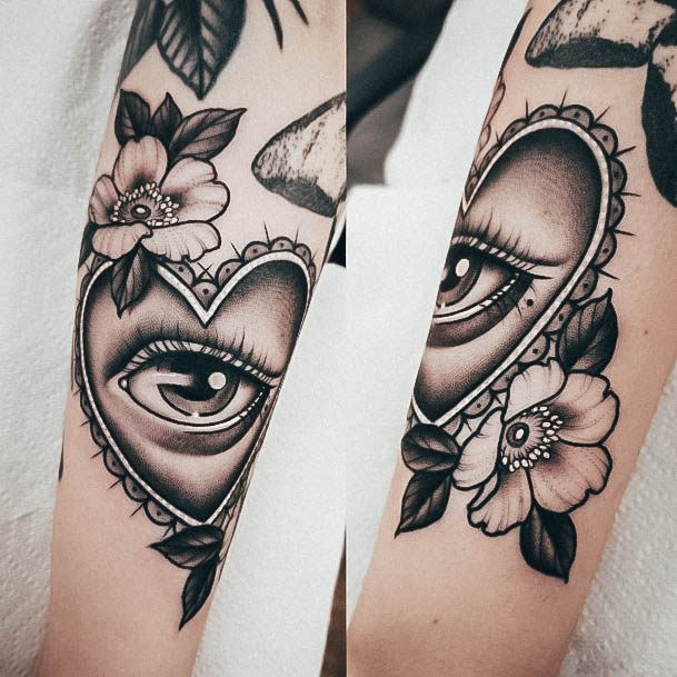 Breathtaking All Seeing Eye Tattoo On Girl
